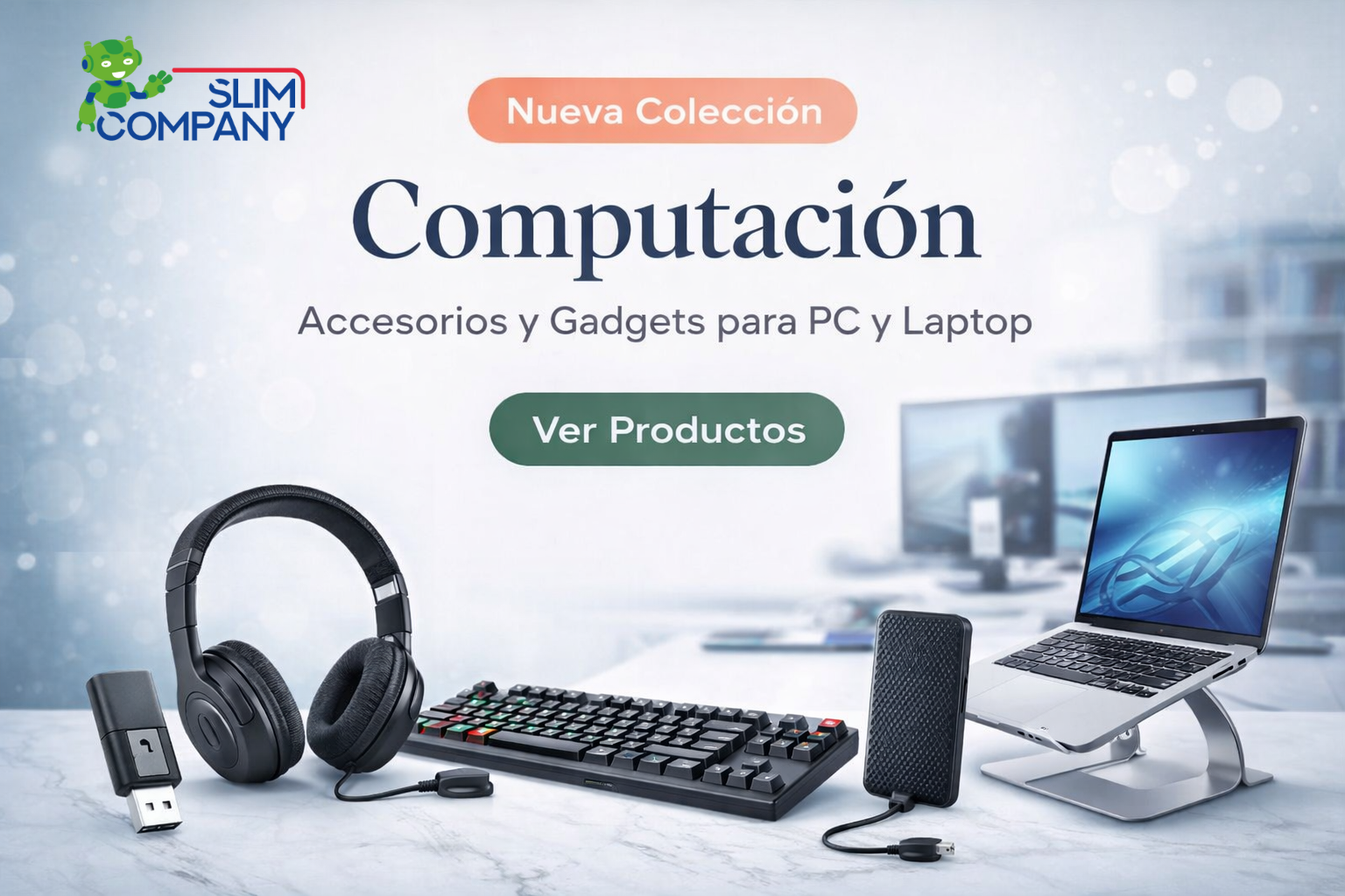 Computación | Accesorios y Gadgets para PC y Laptop | Slim Company