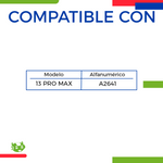 Batería para iPhone 13 Pro Max A2641 A2643 A2644 A2645 4352mAh | Slim Company