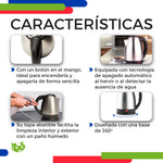 Jarra Eléctrica Slim Company 2 L Acero Inoxidable Hervidor para Agua y Café