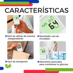 Medidor de Glucosa en Sangre Glucómetro con Tiras Reactivas Blanco | Slim Company