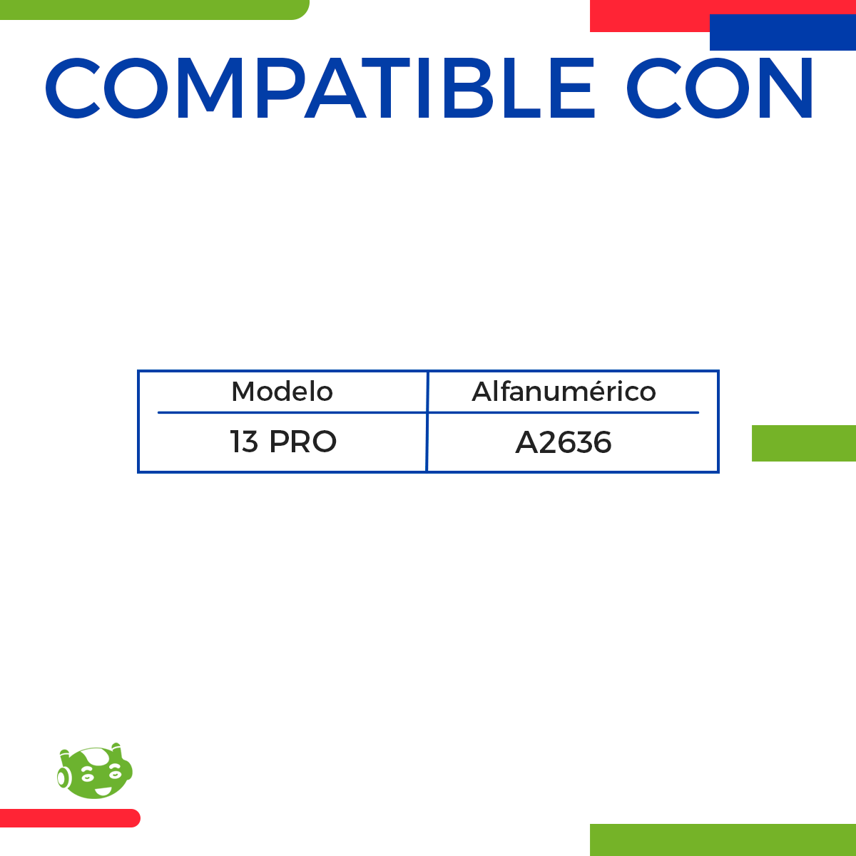 Batería para iPhone 13 Pro A2636 A2638 A2639 A2640 3095mAh | Slim Company