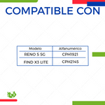 Batería para Oppo Reno 5 5G / Find X3 Lite Modelo BLP811 | Slim Company