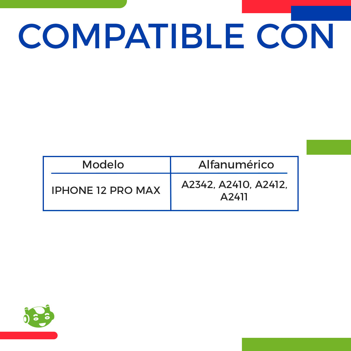 Batería para iPhone 12 Pro Max A2342 A2410 A2411 A2412 3687mAh | Slim Company