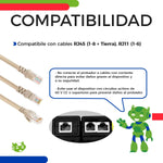 Tester Probador de Cable de Red RJ45 RJ11 Ethernet y Telefónico | Slim Company