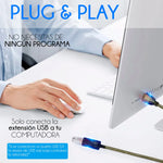Cable Extensión USB Activa 2.0 Macho a Hembra 15 m 480 Mbps Negro | Slim Company