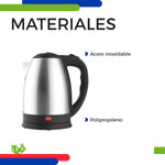 Jarra Eléctrica Slim Company 2 L Acero Inoxidable Hervidor para Agua y Café