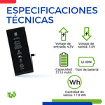 Batería para iPhone 11 A2111 A2221 A2223 3110mAh | Slim Company
