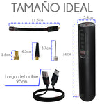 Compresor de Aire Digital USB-C Portátil Modelo C2813 Negro | Slim Company