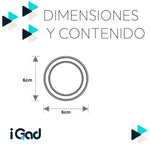 Soporte Celular Aro Magnético para MagSafe iPhone y Android Negro | Slim Company