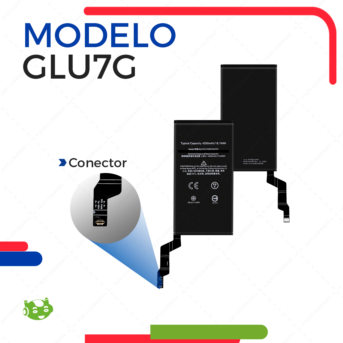 Batería para Google Pixel 6a Modelo GLU7G | Slim Company