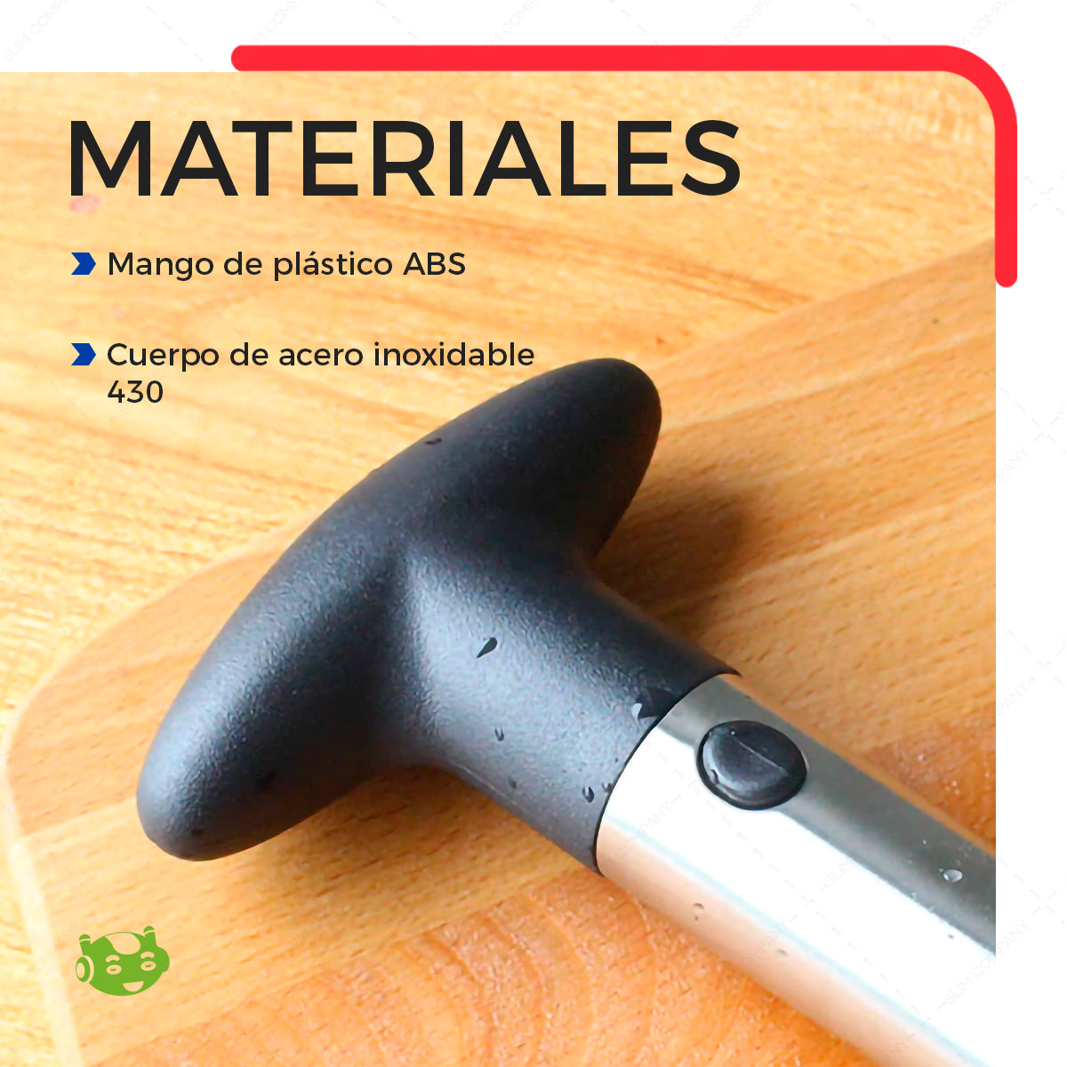 Descorazonador y Cortador de Piña de Acero Inoxidable Negro | Slim Company