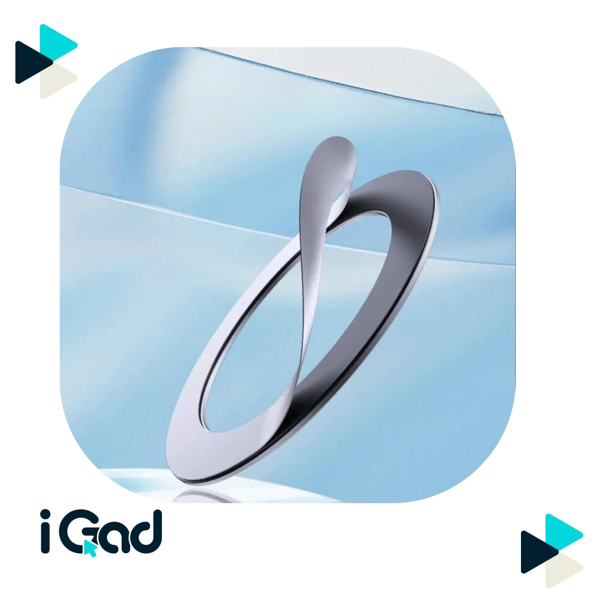 Soporte Celular Aro Magnético para MagSafe iPhone y Android Negro | Slim Company