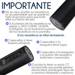 Compresor de Aire Digital USB-C Portátil Modelo C2813 Negro | Slim Company