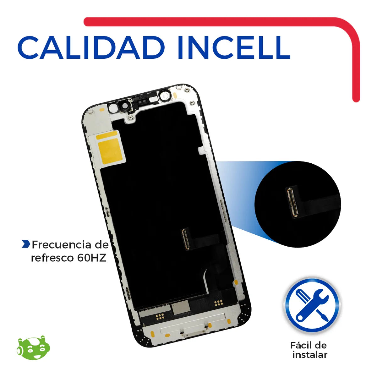 Pantalla para iPhone 12 mini A2176 A2398 A2399 A2400 Incell Negra | Slim Company