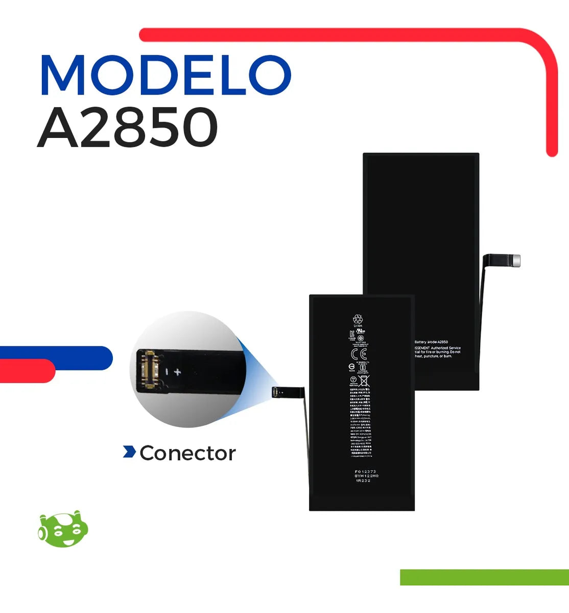 Batería para iPhone 14 Plus A2632 A2885 A2886 A2887 A2888 4325mAh | Slim Company