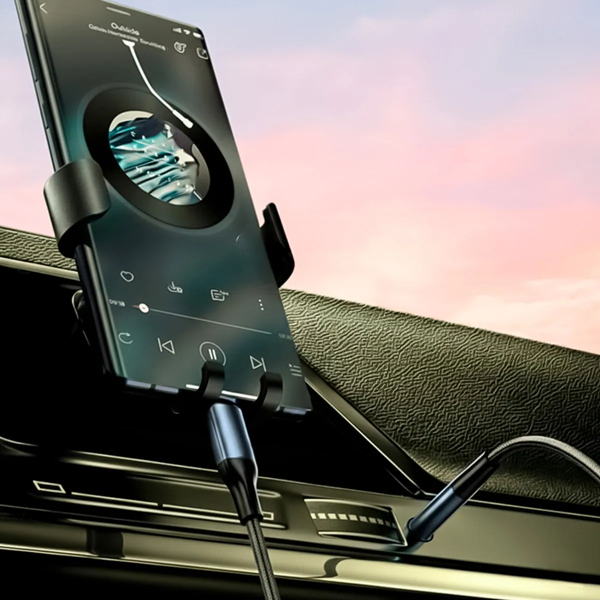 Cable De Audio Usb Tipo C A Auxiliar 3.5mm Reforzado Igad 1m