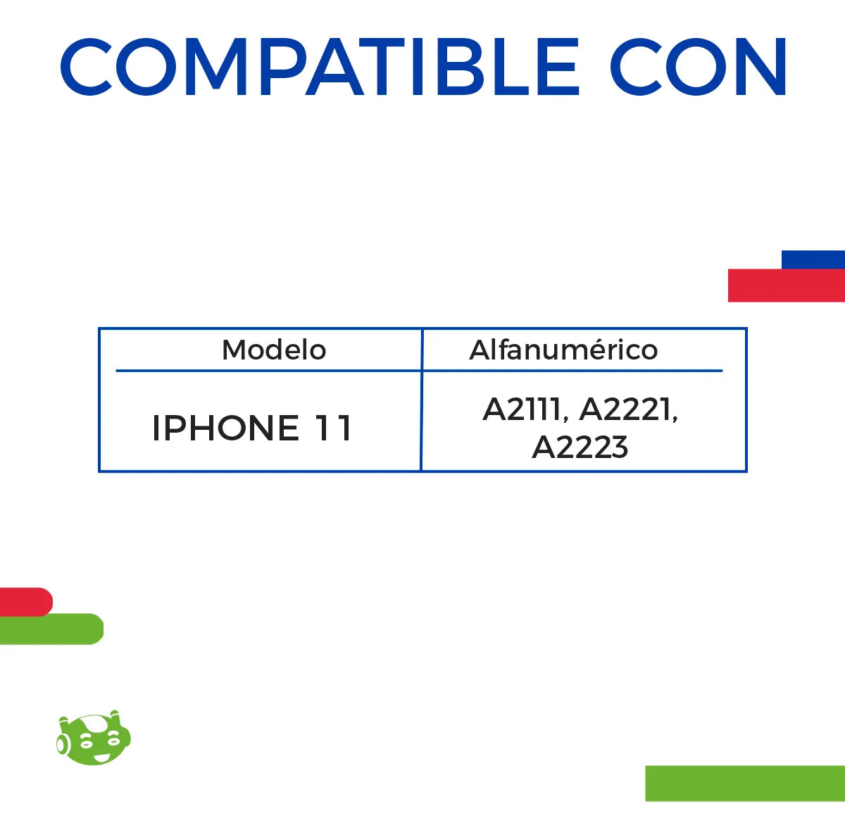 Pantalla para iPhone 11 A2111 A2221 A2223 Incell Negra | Slim Company