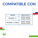 Pantalla para iPhone 12 y 12 Pro AMOLED Negra | Slim Company