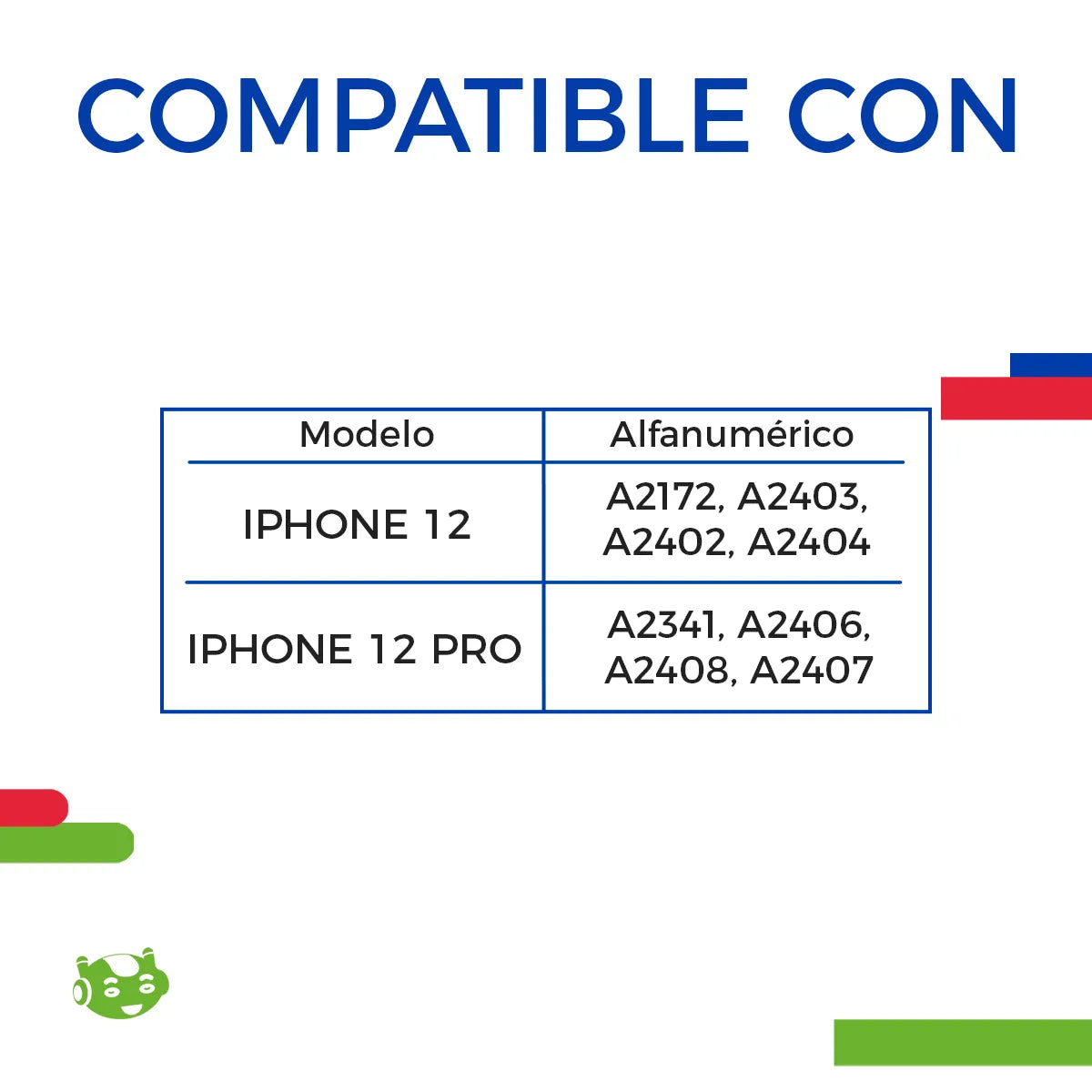 Pantalla para iPhone 12 y 12 Pro AMOLED Negra | Slim Company