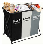 Cesto de Ropa Sucia Organizador de 3 Compartimentos Plegable | Slim Company