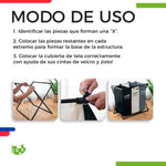 Cesto de Ropa Sucia Organizador de 3 Compartimentos Plegable | Slim Company