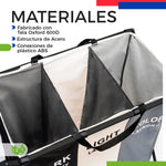 Cesto de Ropa Sucia Organizador de 3 Compartimentos Plegable | Slim Company