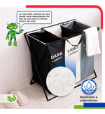 Cesto de Ropa Sucia Organizador de 3 Compartimentos Plegable | Slim Company