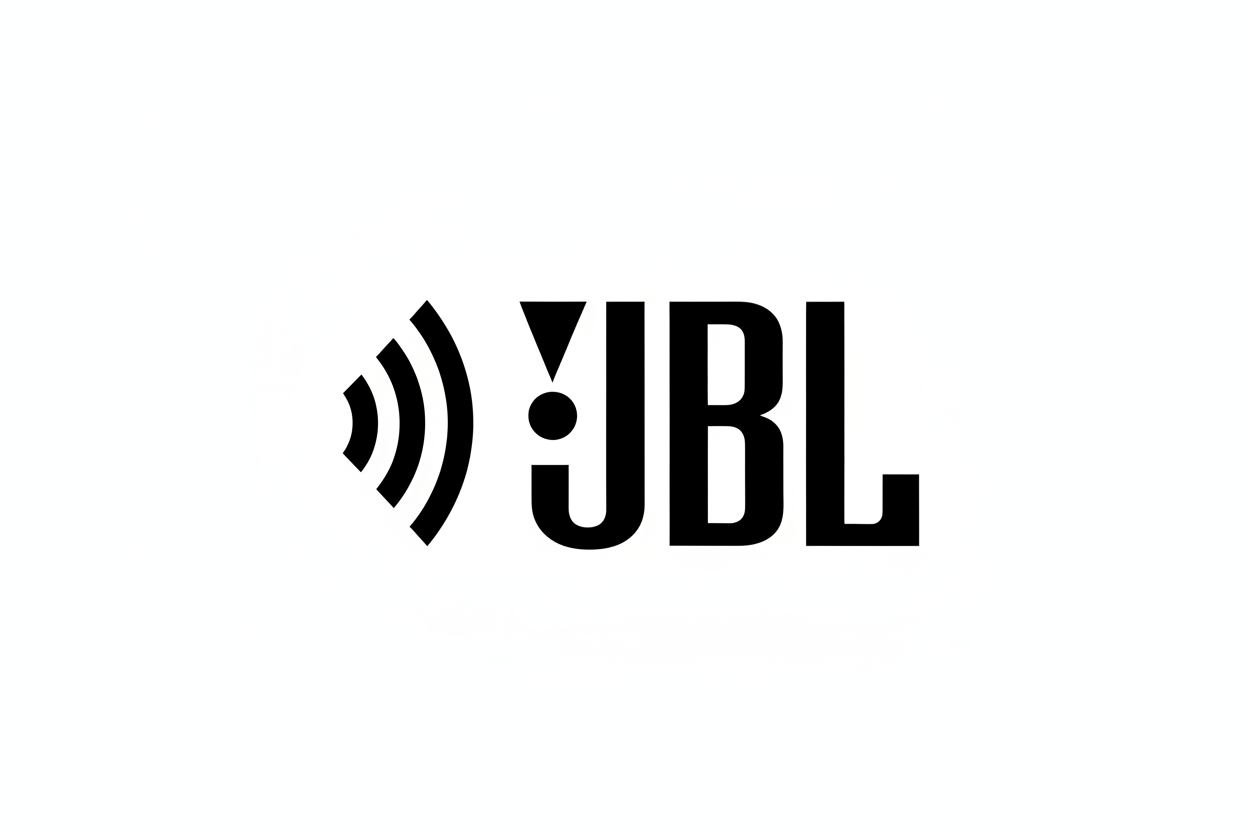 Logo de la Marca JBL en color negro 960px