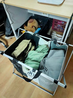 Cesto de Ropa Sucia Organizador de 3 Compartimentos Plegable | Slim Company