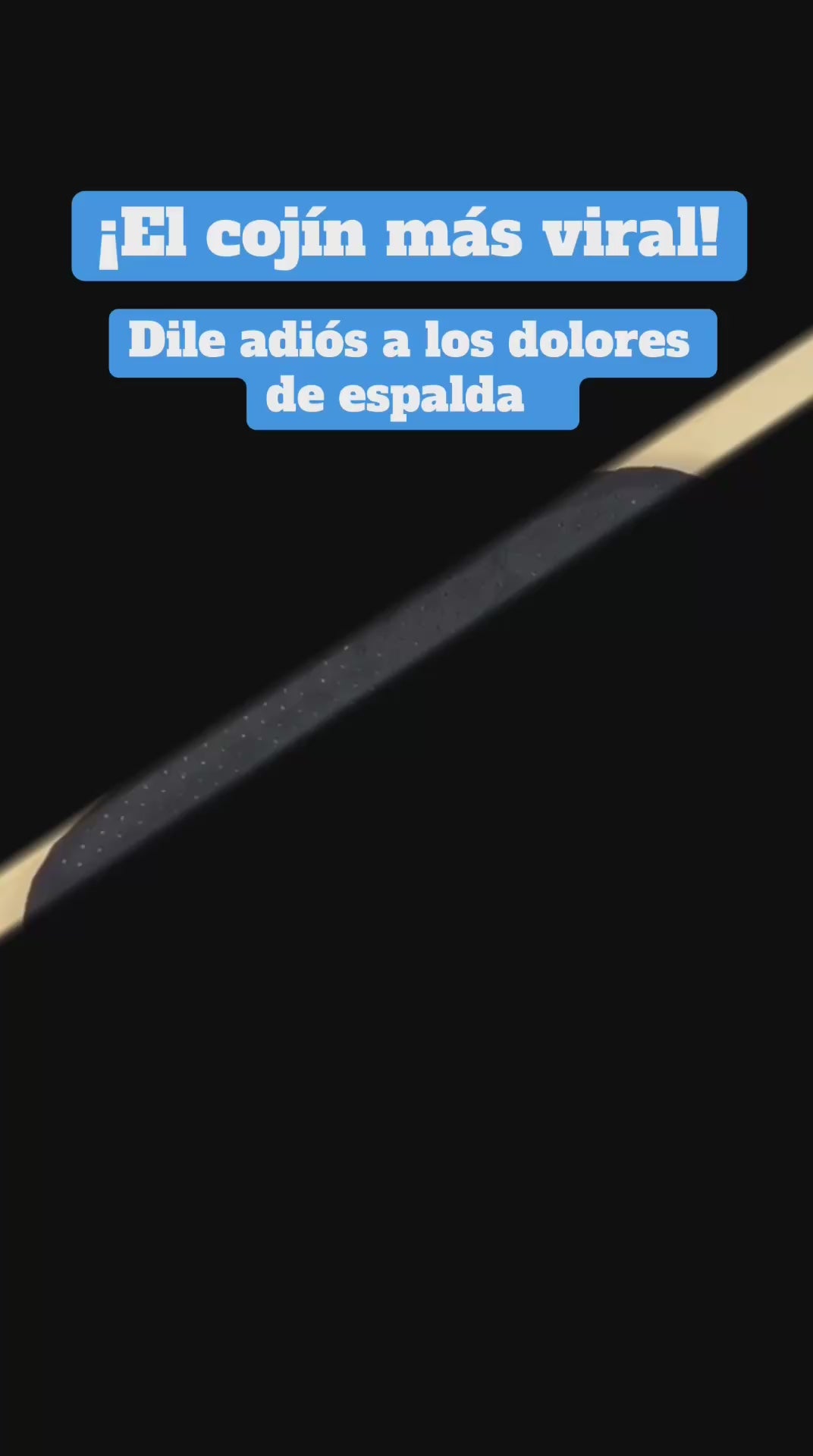 Cojín Ergonómico Tipo Panal de Polímero Elástico para Silla Azul